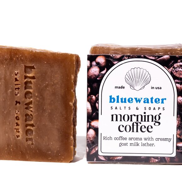 MORNING COFFEE - Bluewater Body Wash Natural Soap (1 Body Bar) - Picture 1 of 6
